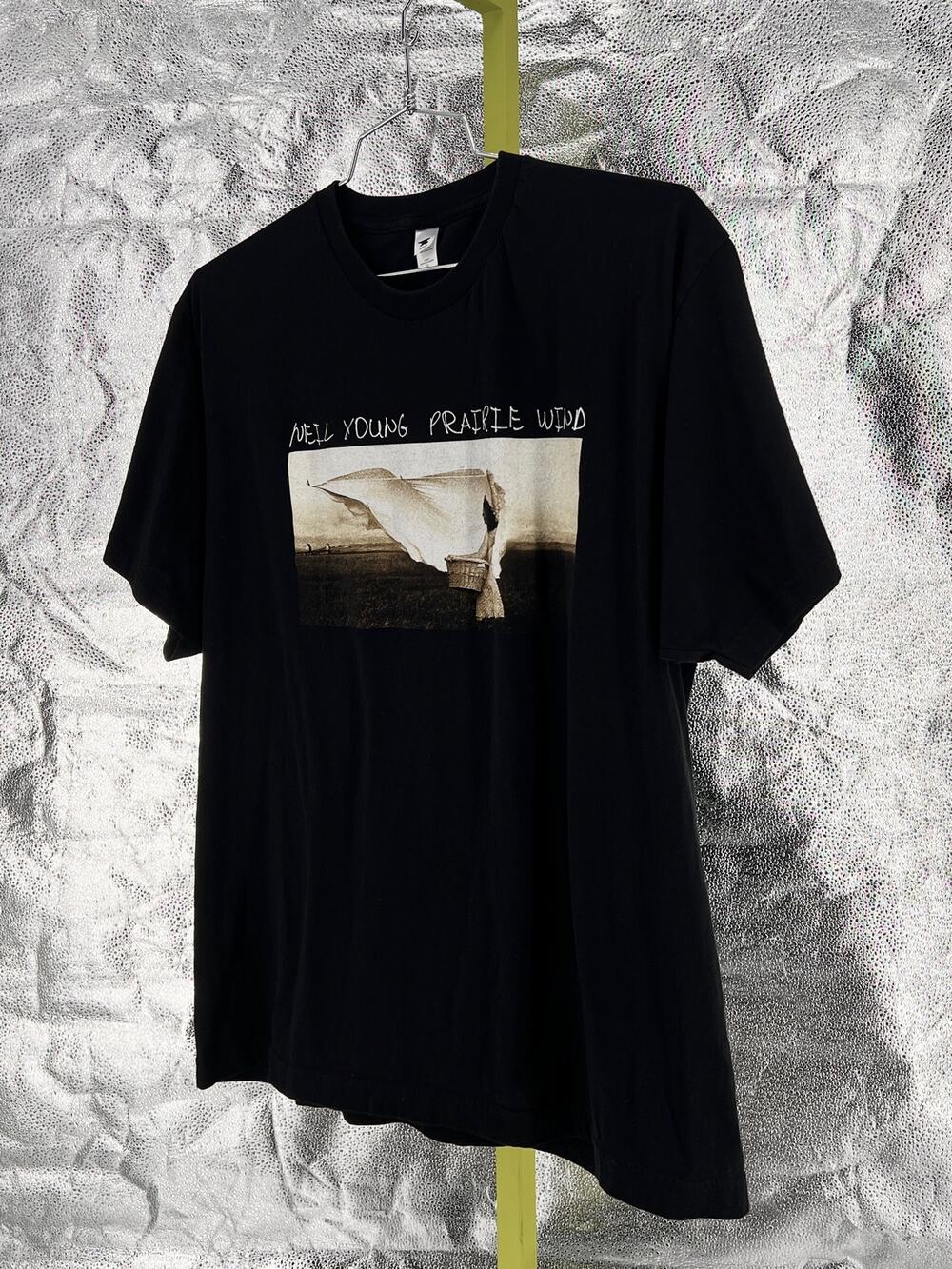 Vintage Neil Young Tshirt 2005 Prairie Wind Concert Double Sided XL
